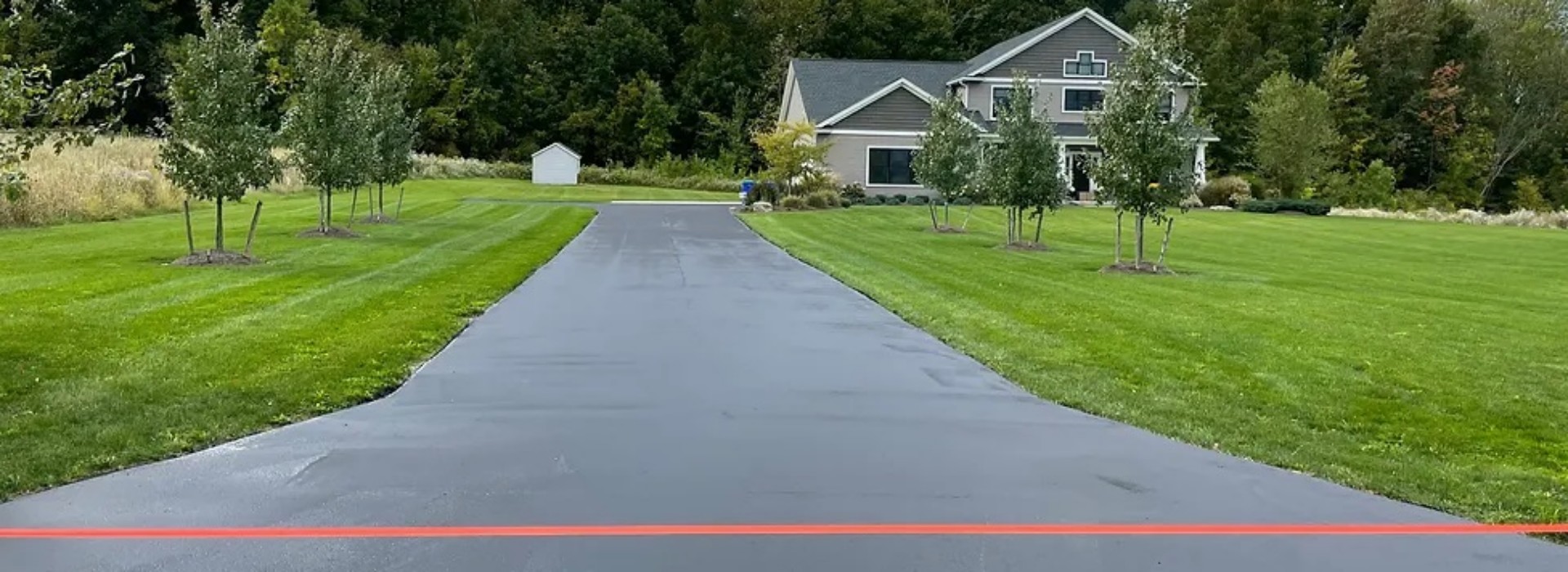 Residential Driveway Sealcoat